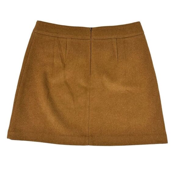 Loft Wool Blend Skirt size 10 Carmel - Picture 2 of 5